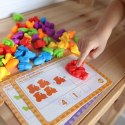 WOOPIE Zestaw Edukacyjny Nauka Liczenia Montessori Sorter Kolorów 8SZT