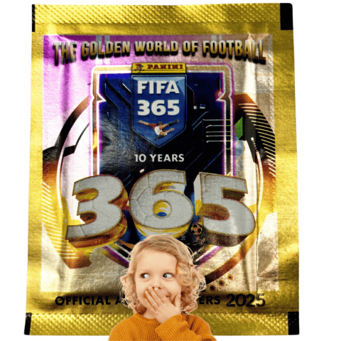 FIFA 365 NAKLEJKI KOLEKCJA NAKLEJKOWA SASZETKA 5 NAKLEJEK