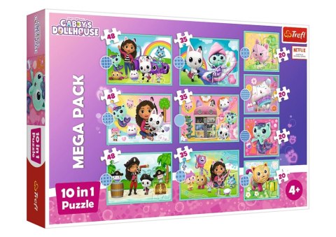 Puzzle 10w1 Koci Domek Gabi W świecie Gabi Trefl 96003