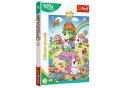 Puzzle z brokatem Rodzina Treflików 100 el. Brokatowe Trefliki Trefl 14833