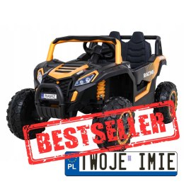 [A036] Buggy UTV 2000M Racing [4X45W, 10Ah] koła EVA, pokrowiec, pilot, LED, MP3 - złoty