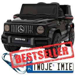 [BBH-0002] Mercedes AMG G63 [2X25W, 4.5Ah) koła EVA, pokrowiec, pilot, LED, MP3 - czarny